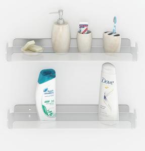 Étagères murales de salle de bain transparentes 18 pouces - Product Image 5