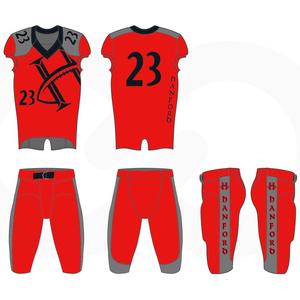 2024 uniformes de fútbol americano de poliéster de alta calidad personalizados OEM estilo impreso niños de talla grande número de ropa deportiva - Product Image 6