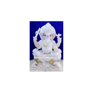 Marble Indian Ganesh Statue - Product Image 1
