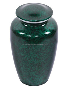 Urna de cremación funeraria en relieve para cenizas humanas Urna de cremación plateada - Product Image 4