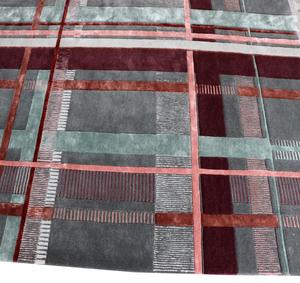 Tapis décoratif moderne et écologique de haute qualité, touffeté à la main, pour hôtels, intérieur commercial, matériau souple, pile bouclée - Product Image 3