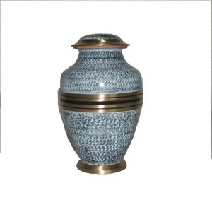 Urnas de cremación de Metal de latón de Venta caliente, suministros funerarios de cenizas para adultos, urnas de cremación para cenizas de adultos humanos, urnas de cremación - Product Image 3