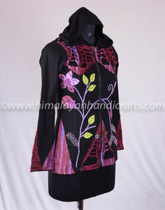 Multidesign Patchwork Razorcut BOHEMIAN LADIES HOODIE CSWJ 432 - Product Image 2