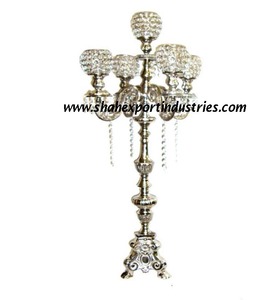 Candelabro de Aluminio Dorado de Primera Calidad, Estilo Barroco, Repujado, Ecológico, Hecho a Mano, Tamaños Personalizados, Tazón Brillante para Velas de Té - Product Image 5