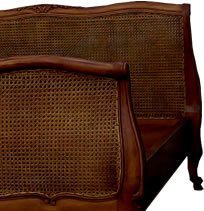 คลาสสิกเฟอร์นิเจอร์การสืบพันธุ์โบราณหลุยส์อ้อยเตียงหวาย-การทำสำเนาโบราณเฟอร์นิเจอร์ไม้มะฮอกกานีอินโดนีเซีย - Product Image 3