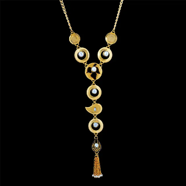 Collier ajustable en pierre précieuse pour femmes, bijoux de fête, style Boho, en perle, nouvelle collection