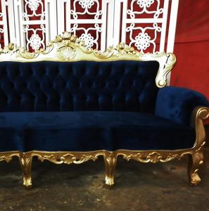 Classic Romawi Rommy ชุดห้องนั่งเล่น3ที่นั่ง,เฟอร์นิเจอร์ทำจากไม้มะฮอกกานีโบราณผลิตใหม่อินโดนีเซีย - Product Image 5