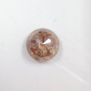 Diamants ronds lâches, 100% naturels, brun opaque, clarté glacée - Product Image 2