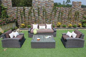 2018 Design élégant Modulaire En Rotin Synthétique Meubles De Jardin Canapé - Product Image 4