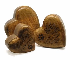 นักออกแบบไม้หัวใจที่ระลึกงานศพโกศอุปกรณ์งานศพ BRASSWORLD อินเดีย - Product Image 2