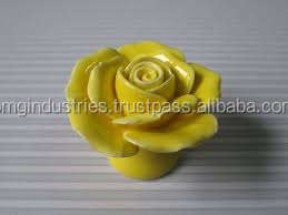 Achetez une poignée de porte en céramique en forme de citrouille, quincaillerie pour meubles, pour armoires, placards, cuisine, chambre à coucher, utilisation pour tiroirs - Product Image 3