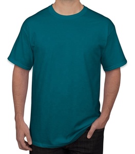 T-shirt d'entraînement personnalisé pour homme de haute qualité BD Factory, été, couleur unie, manches courtes, teint en pièce, 100% coton, personnalisé - Product Image 1
