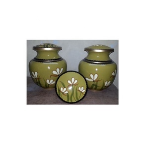 Urnas funerarias de tendencia, urna de cremación de Metal sólido para mantener cenizas humanas hechas a mano, urnas de recuerdo a pedido - Product Image 1