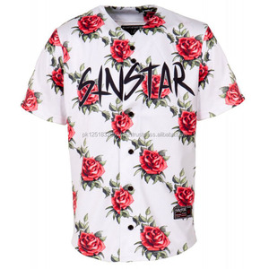 Custom Heat-Transfer Printed Short Sleeve <b>Baseball</b> Jersey Breathable Anti-Bacterial Quick Dry Plus Size Available Unisex Design - Product Image 2