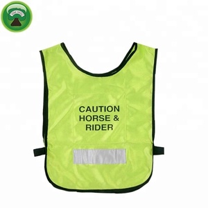 เสื้อกั๊กสะท้อนแสงสีเหลืองเสื้อกั๊กนิรภัยสำหรับขี่ม้าผ้าที่ดีที่สุดสะท้อนแสงเสื้อกั๊กเพื่อความปลอดภัย - Product Image 1