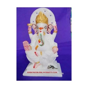 Pur Marbre Seigneur Ganesh Statue - Product Image 1
