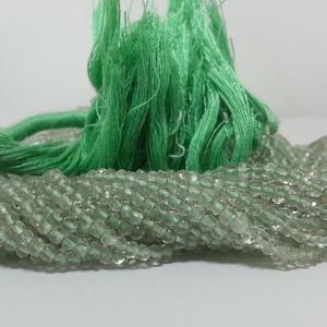 2mm 3mm 4mm Naturel Micro Vert Améthyste À Facettes Rondelle Perles De Pierres Précieuses Strand Usine Prix De Gros Fournisseur En Ligne En Vrac - Product Image 1