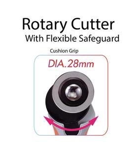 Herramienta de artesanía de alta calidad, cuchillo cortador rotativo de tela textil, 28mm de diámetro, hecho en Taiwán - Product Image 3