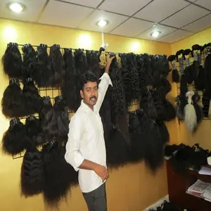 快速运输印度生发寺庙夹子在头发延伸出口商工厂价格批发头发卖方
