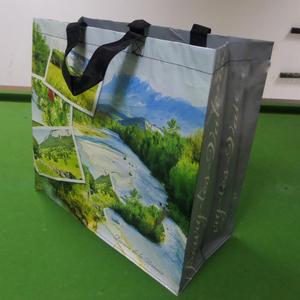Best PP Woven Shopping <b>Bags</b> Customized Color U-Piping Construction <b>Folding</b> Style PP Webbing Handles ISO Certified Made Vietnam - Product Image 3