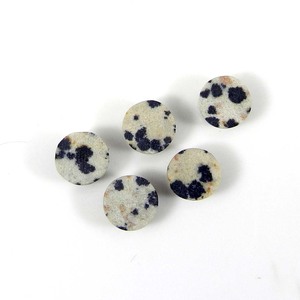 พลอยแจสเปอร์ดัลเมเชี่ยนธรรมชาติขนาด7มม. พลอยทรงหลวม - Product Image 2