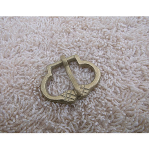 Boucles à ardillon en laiton historique Tiger Touch, style médiéval viking, pour chaussures, ceintures, sacs, vêtements, décoration, sans nickel, travail manuel - Product Image 1