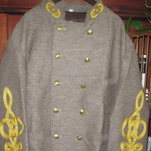 Costume victorien médiéval pour homme-Manteau gothique Steampunk civil-Redingote à double boutonnage - Product Image 5