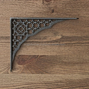 Compre al por mayor soportes de esquina de hierro fundido de alta calidad, soportes decorativos para estantes de pared, soportes para estanterías, soportes de montaje en pared, soportes para andamios. - Product Image 5