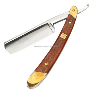 Rasoir droit jetable en acier inoxydable pour hommes, outil de rasage de sécurité à lame unique pour les cheveux, le visage et le corps. - Product Image 1