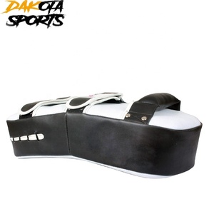 PU Leather Muay Thai <b>Pad</b> MMA Kickboxing Training Curved Standard Kick <b>Pads</b> - Product Image 4