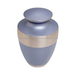 Urna de cremación de latón funerario para adultos de estilo americano, urna de madera y Metal grabada en níquel para cenizas humanas, BRASSWORLD INDIA - Product Image 4