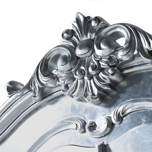 เฟอร์นิเจอร์ห้องนอนตู้เสื้อผ้าสีเงินคลาสสิกสไตล์โบราณ - Product Image 3