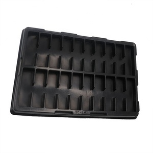 Nhà sản xuất tùy chỉnh 20 khoang chân không hình thành màu đen khay nhựa chống tĩnh điện tử phụ kiện nhựa khay đựng - Product Image 3