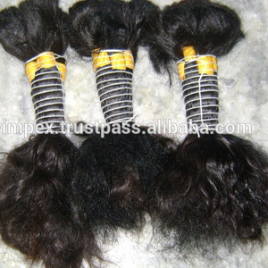 ¡Precio de descuento! Cabello humano indio virgen REMY, cabello a granel, proveedores de la mejor calidad en la INDIA. El mejor cabello - Product Image 3