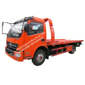 Dongfeng çekici kamyon tamirci/flatbed tamirci/5 ton wrecker çekici kamyon