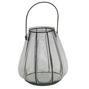 Antique Design Home Christmas Decoration New <b>Outdoor</b> Filigree <b>Candle</b> <b>Lantern</b> with Glass Handmade Metal and Iron New Style Ins - Product Image 3