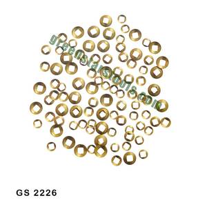 Brass Washers <b>Square</b> Hole for Wall Clock GS 2226 Jewelry Repair <b>Tools</b> - Product Image 1