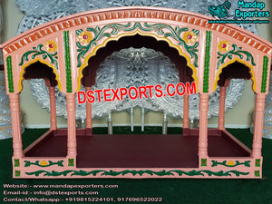 Palankids de mariage Style indien, 14 pièces, en métal argenté sculpté, Doli de mariage musulman à vendre - Product Image 4