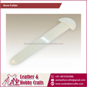 High Quality Indian-Made Steel Bone Folder Wholesale Creasing <b>Leather</b> <b>Tool</b> - Product Image 2