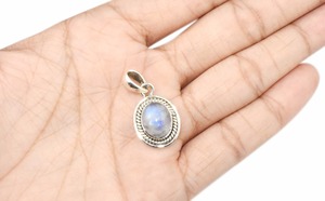 La pierre de lune arc-en-ciel la plus incroyable, bijoux en argent Sterling 925, bijoux de mode en argent frais - Product Image 4
