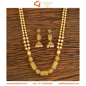 Colliers Mala plaqué or, bijoux en acier inoxydable, style bollyers, lcl 18105 - Product Image 1