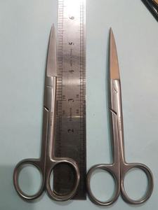 Tijeras de vestir, tijeras quirúrgicas 12,5 cm y 13 cm S/S, S/B, B/B DE UN SOLO USO acero inoxidable - Product Image 5