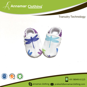 Chaussons de bébé 100% coton, souples et confortables, pour nouveau-né, fabriqué en inde, au meilleur prix - Product Image 2