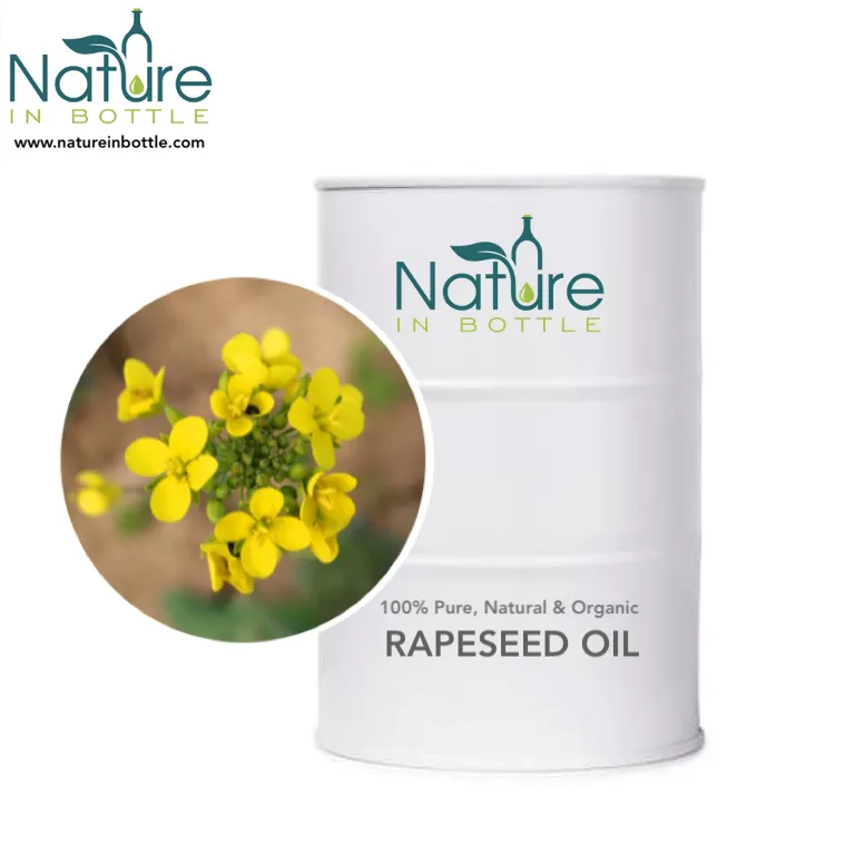 Rapeseed | Biji Perkosaan | Canola Oil - Brassica Campestris-100% Murni dan Minyak Esensial Alami-Grosir Massal