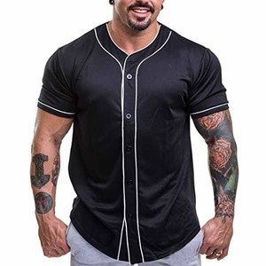 Camiseta de béisbol de equipo personalizada de alta calidad 2025 nuevo diseño ropa deportiva camiseta de béisbol adultos Slim Fitness Color personalizado - Product Image 3