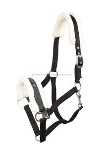 Collier de cheval rembourré blanc, 3 m, en peluche, menottes, licou - Product Image 4