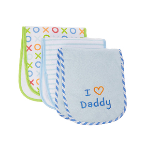 Paños de eructo orgánico para bebé, diseño de logotipo personalizado - Product Image 2