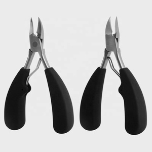 Coupe-ongles robuste noir à ressort unique pour ongles incarnés, pour pédicure et manucure - Product Image 4