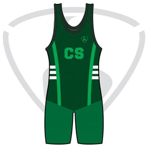 Haute qualité personnalisé sublimé Arts martiaux porter-lutte et haltérophilie gilet costume pas cher en gros Singlet - Product Image 6