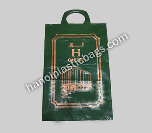 LDPE clip loop handle bags/rigid handle thick plastic bags made in Vietnam - Product Image 2